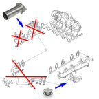 Kit de eliminación de EGR con placa ciega de bypass para VW Touareg Crafter con motores R5 2.5 TDI