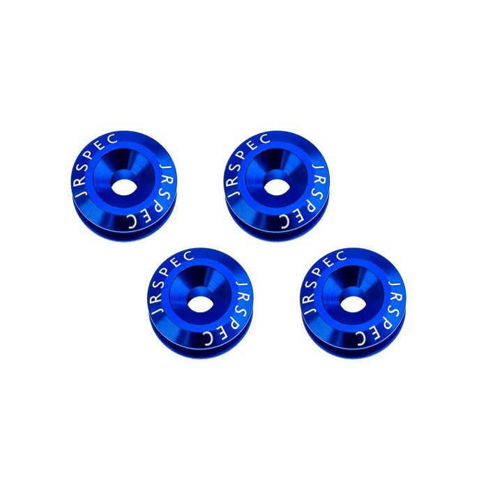 Kit de fijación de guardabarros y parachoques de aluminio de liberación rápida JRspec Azul