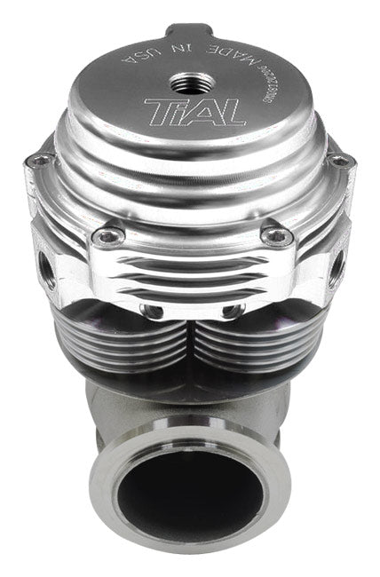 Válvula de descarga Tial MVS-A de 38 mm, color plata, con todos los muelles.