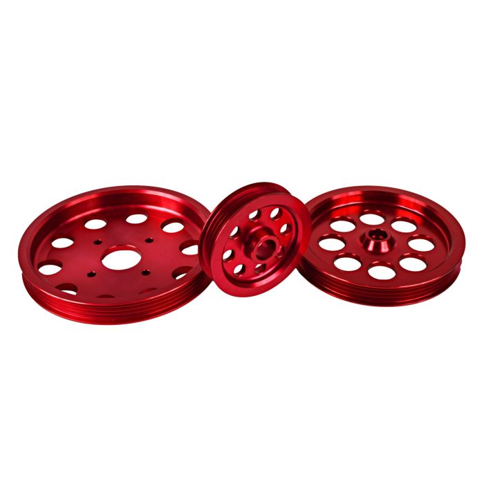 Lightweight pulley kit for Nissan RB20 and RB25 engines