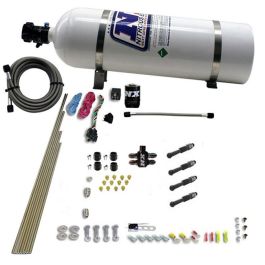 Dry Direct Port Nitrous System 4 Cylinder Nitrous Express NX 93046-15