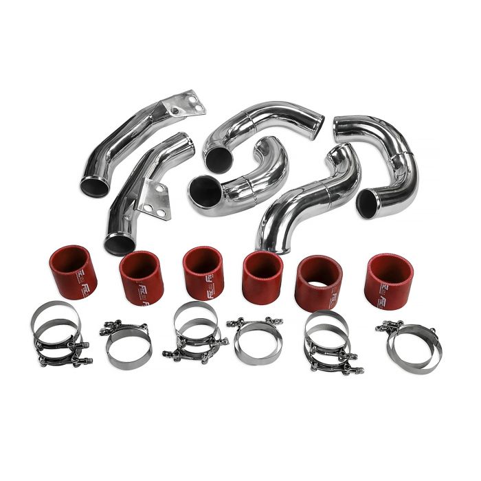 Kit de tuberías de intercooler para Nissan R35 GT-R (rojo)