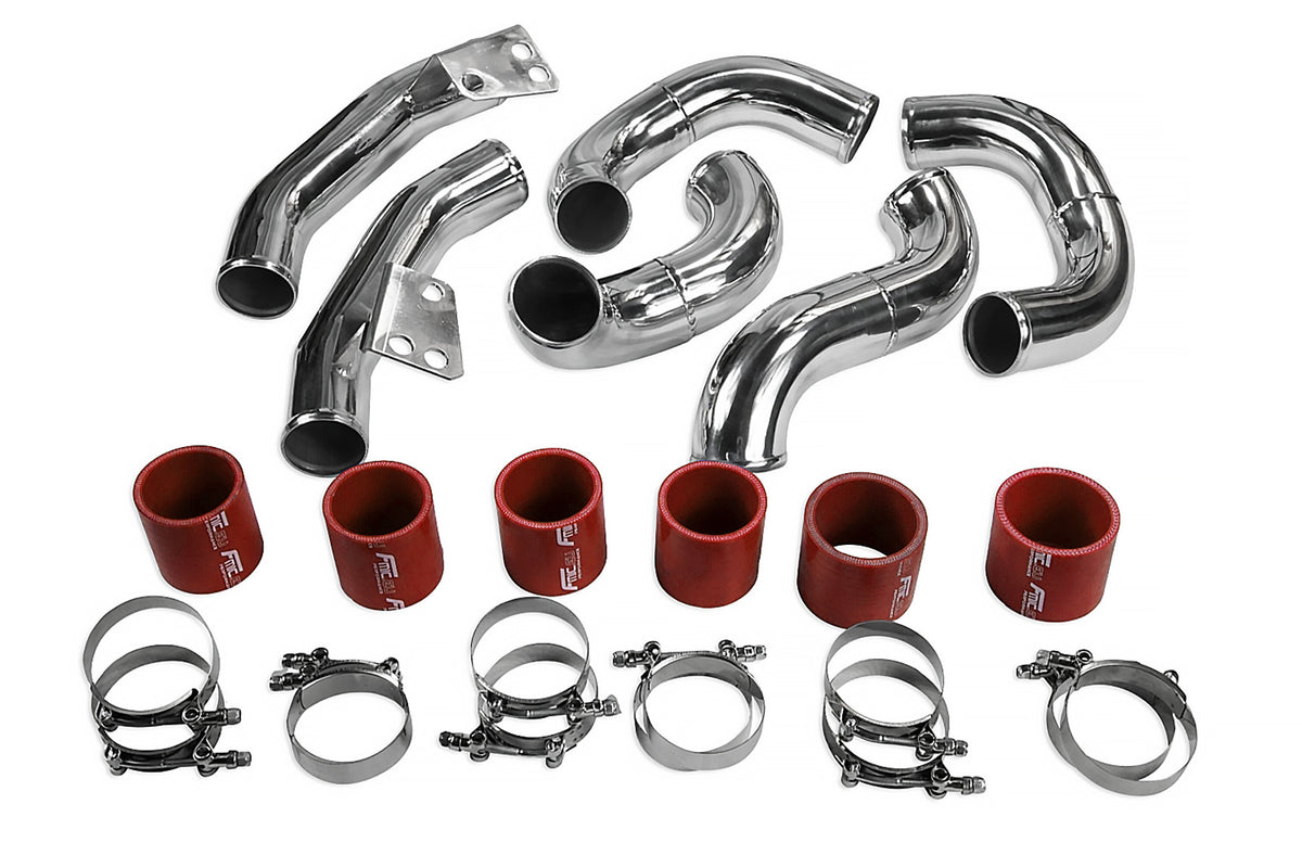 Kit de tubos de intercooler Nissan R35 GT-R Rojo