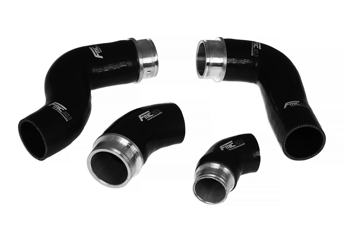 Kit de manguitos de silicona TIP de admisión del turbo FMIC.EU para VW Golf MK5 FSI 2.0T GTI - Negro