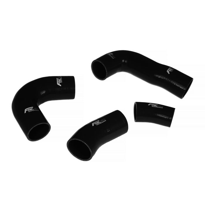 FMIC.EU Silicone Intercooler Hoses Kit for VW Golf MK7 R GTI 2.0 TSI 2013-2020 - Black