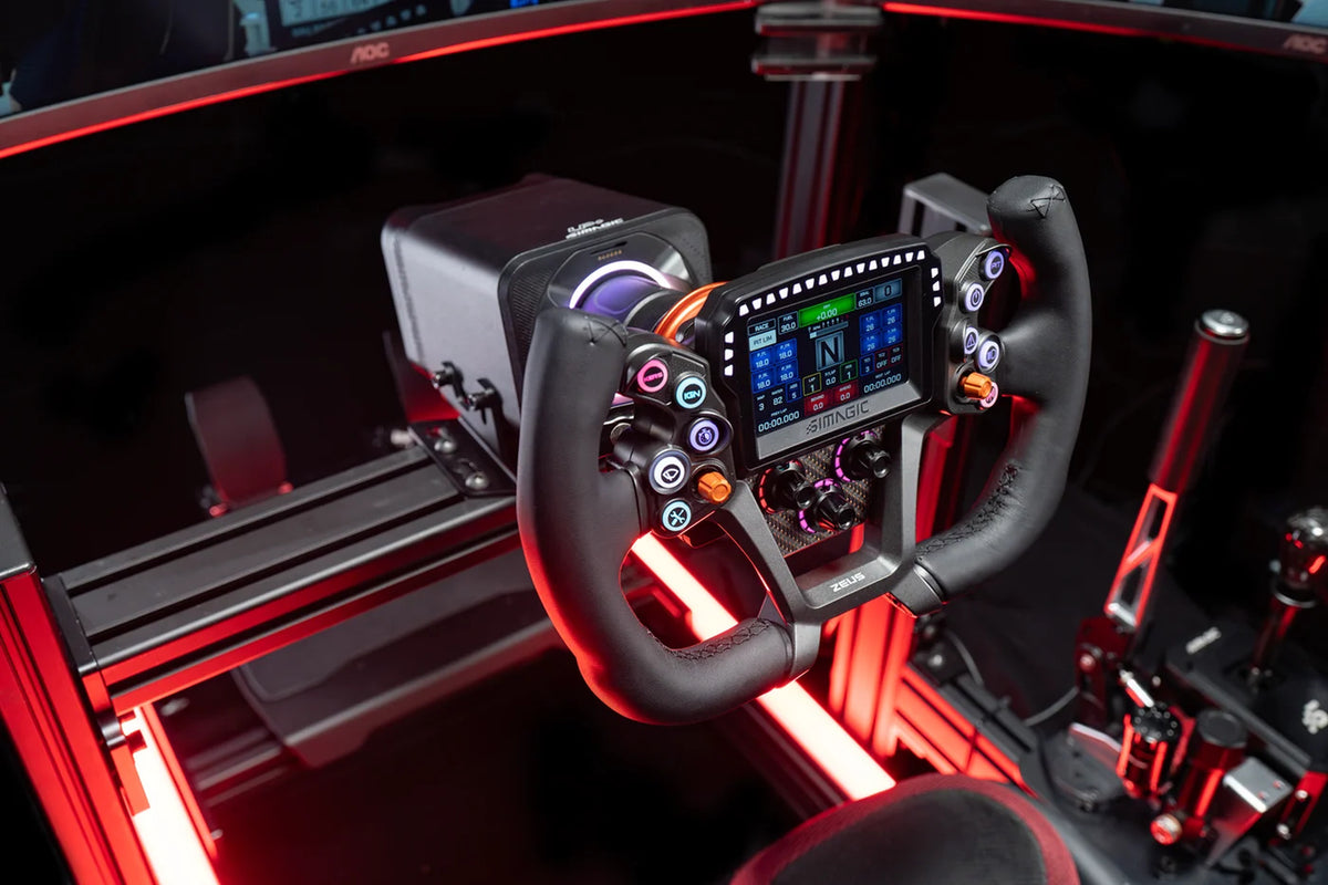Pack Simagic ZEUS GT 300 mm + pantalla de telemetría MagicDash 4 Simracing
