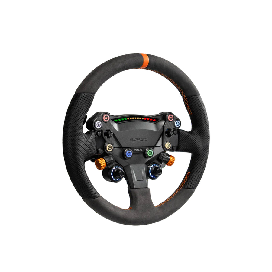 Volante Simagic Zeus Sport 320 mm carbono simulador simracing RGB – otra vista