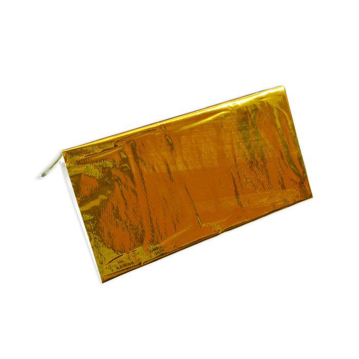 20" x 20" (51 cm x 51 cm) gold matte thermal paper