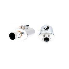 Oval body muffler XForce with Varex system 16,51cm x 25,4cm x 40,64cm